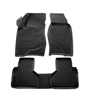 Stingray 3D Rubber Floor Mats (4 pcs, Polyurethane)
