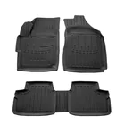 Daewoo Matiz 1998-2008 Stingray 3D Rubber Floor Mats (4 pcs, Polyurethane) photo 1
