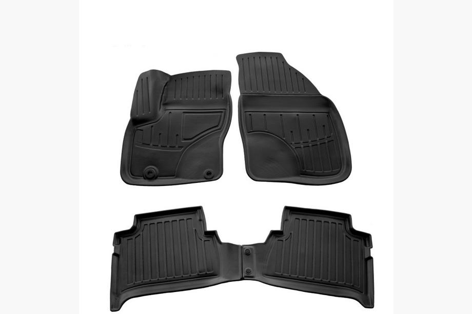 Ford C-Max 2004-2010 Stingray 3D Rubber Floor Mats (4 pcs, Polyurethane) Image
