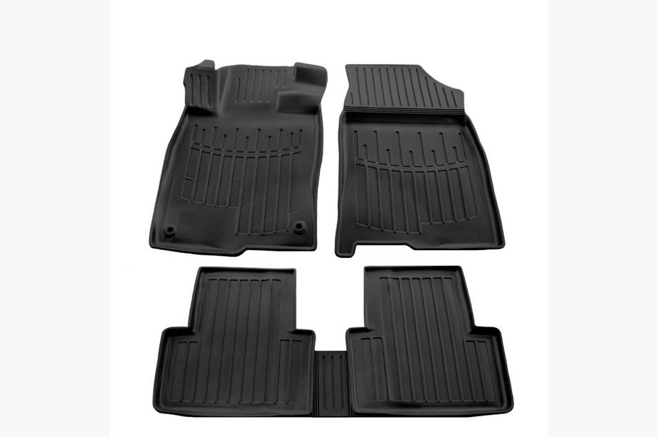 Honda Civic Sedan X 2016-2021 Stingray 3D Rubber Floor Mats (5 pcs, Polyurethane) Image