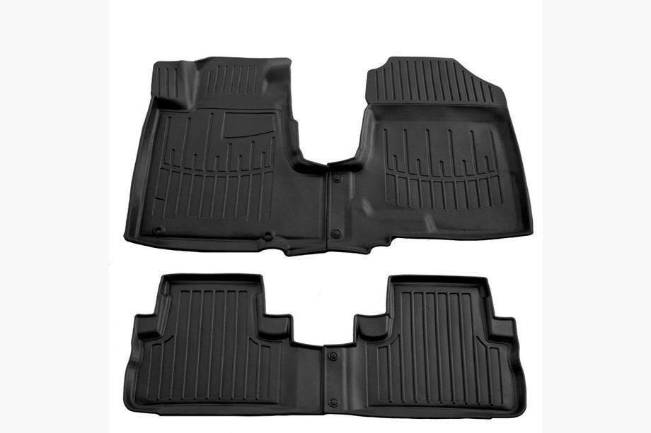 Honda CRV 2007-2011 Stingray 3D Rubber Floor Mats (4 pcs, Polyurethane) Image