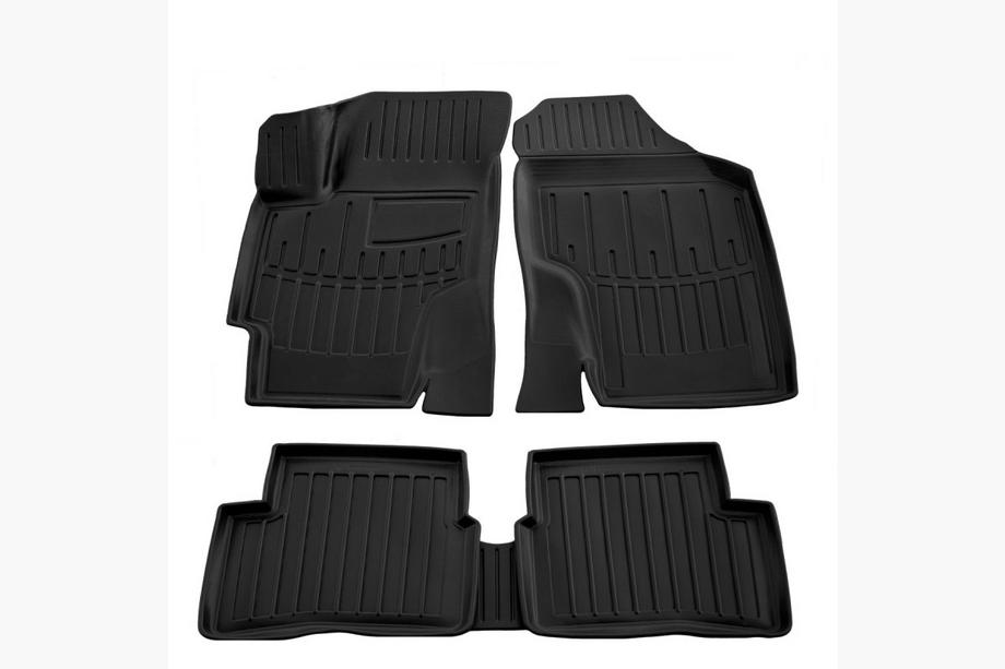 Kia Rio 2005-2011 Stingray 3D Rubber Floor Mats (5 pcs, Polyurethane) Image