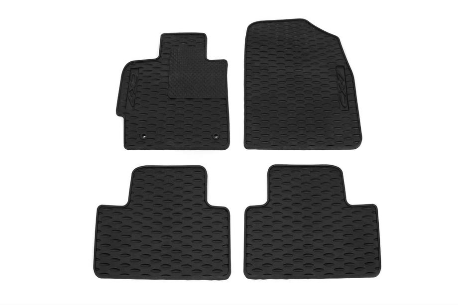 Mazda CX-7 2006-2012 Rubber Floor Mats 00008BM08 (4 pcs, Original) Image