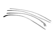 Mercedes E-class W213 2016-2023 Full Window Trim Stainless Steel photo 3