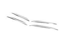 Mercedes E-class W213 2016-2023 Side stainless steel trims for front bumper 2020+ photo 3
