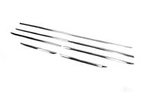 Mercedes E-class W213 2016-2023 Chrome Door Molding Type-2 (6 pcs, Stainless Steel) photo 3