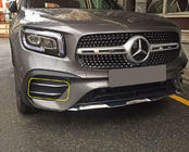 Mercedes GLB X247 2019- Side stainless steel trims for front bumper photo 1