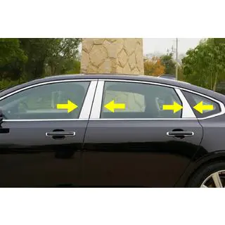 Stainless Steel Door Pillar Covers (6 pcs) Volvo S90/V90 2016- photo 1