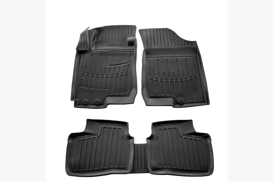 Hyundai I-30 2007-2011 Stingray 3D Rubber Floor Mats (5 pcs, Polyurethane) Image