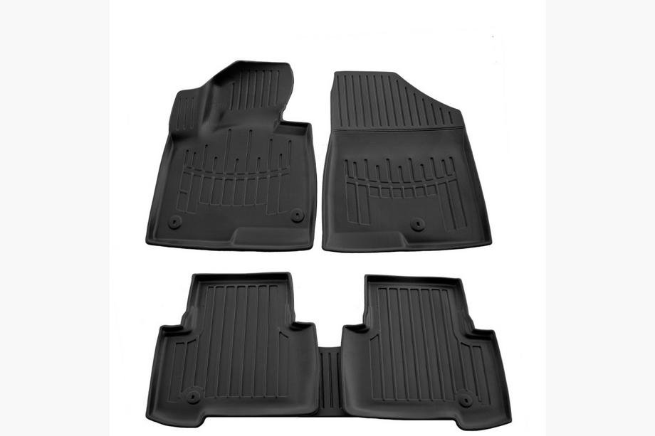 Hyundai Santa Fe 3 2012-2018 Stingray 3D Rubber Floor Mats (5 pcs, Polyurethane) Image