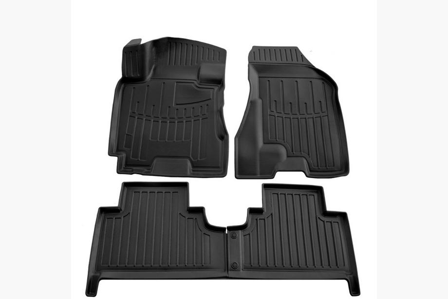 Hyundai Tucson JM 2004- Stingray 3D Rubber Floor Mats (4 pcs, Polyurethane) Image