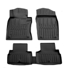 Infiniti Q50/Q60 2013-2024 Stingray 3D Floor Mats (for Q50, 5 pcs, Polyurethane) photo 1