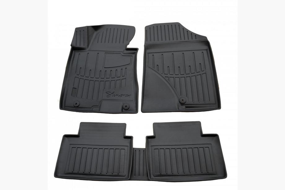 Kia Ceed 2012-2018 Stingray 3D Rubber Floor Mats (5 pcs, Polyurethane) Image