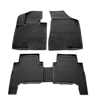 Rubber Floor Mats Stingray 3D 2009-2012 (5 pcs, Polyurethane) Kia Sorento II XM 2009-2014