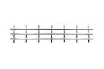 Hyundai Tucson JM 2004- Bumper Grille (Stainless Steel) photo 1