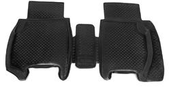 Honda Civic HB 2006-2012 Rear rubber floor mats for interior (2 pcs, OEM) photo 1