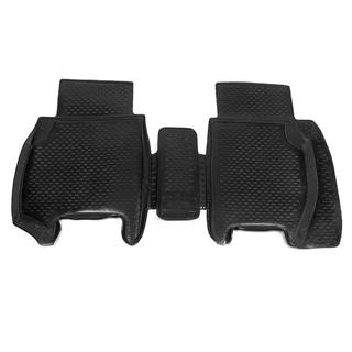 Rear rubber floor mats for interior (2 pcs, OEM) Honda Civic HB 2006-2012