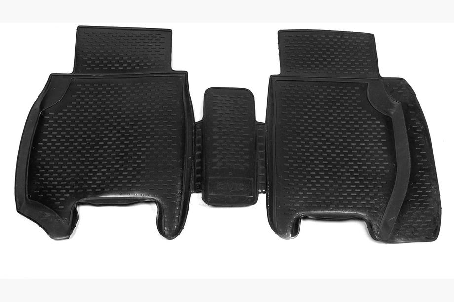 Honda Civic HB 2006-2012 Rear rubber floor mats for interior (2 pcs, OEM) Image