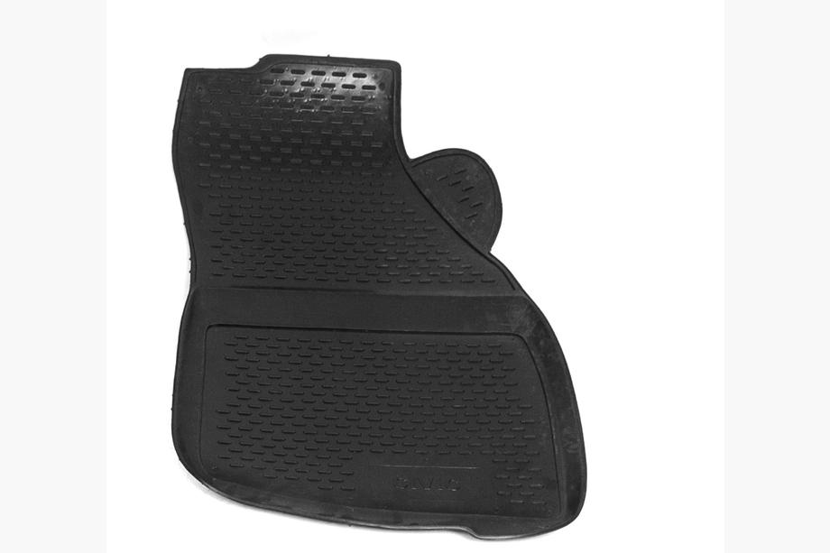 Honda Civic HB 2006-2012 Front passenger rubber floor mat for interior (1 pc, OEM) Photo 1
