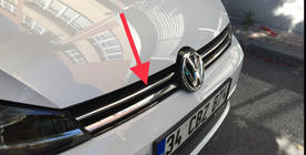 Volkswagen Golf 7/E-Golf 2012-2020 Grille Covers 2017-2020 (Stainless Steel) photo 3
