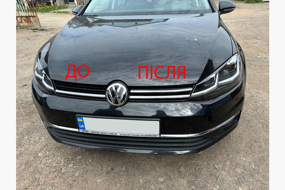 Volkswagen Golf 7/E-Golf 2012-2020 Grille Covers 2017-2020 (Stainless Steel) Image