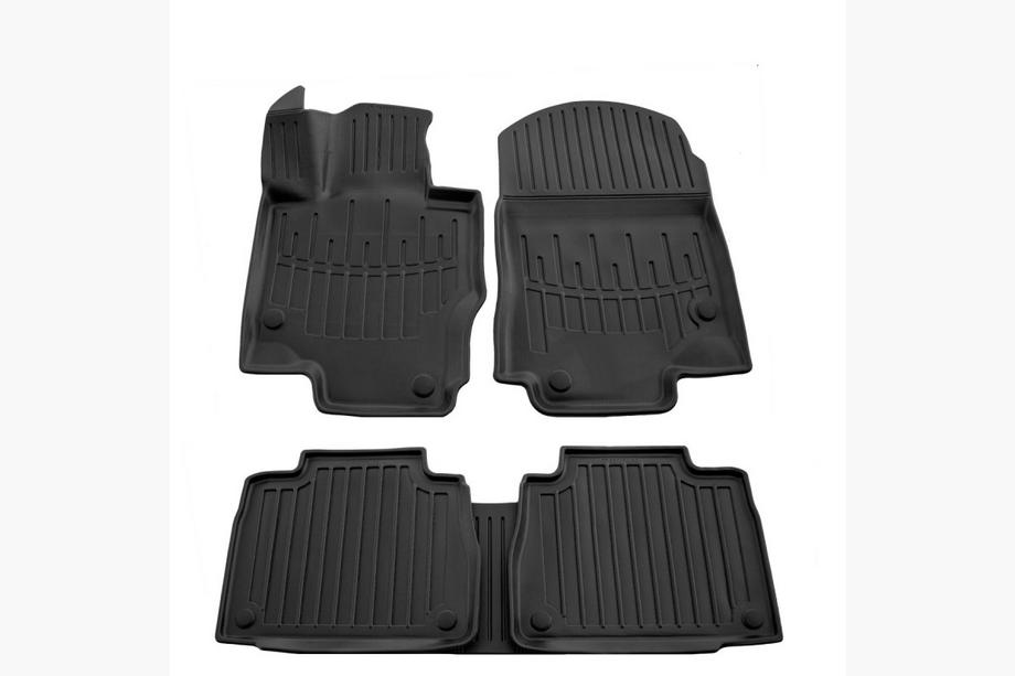Mercedes GLE W167 2018- Stingray 3D Rubber Floor Mats (5 pcs, Polyurethane) Image