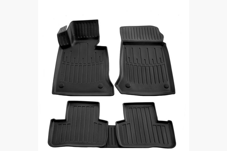 Mercedes GLK class X204 2008-2015 Stingray 3D Rubber Floor Mats (5 pcs, Polyurethane) Image