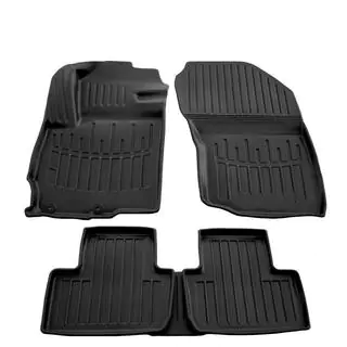 Stingray 3D Rubber Floor Mats (5 pcs, Polyurethane)