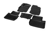 Mitsubishi Lancer X 2008- Stingray 3D Rubber Floor Mats (5 pcs, Polyurethane) photo 2
