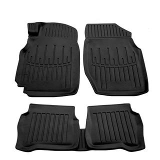Stingray 3D Rubber Floor Mats (5 pcs, Polyurethane) Nissan Almera B10 Classic 2006-2012