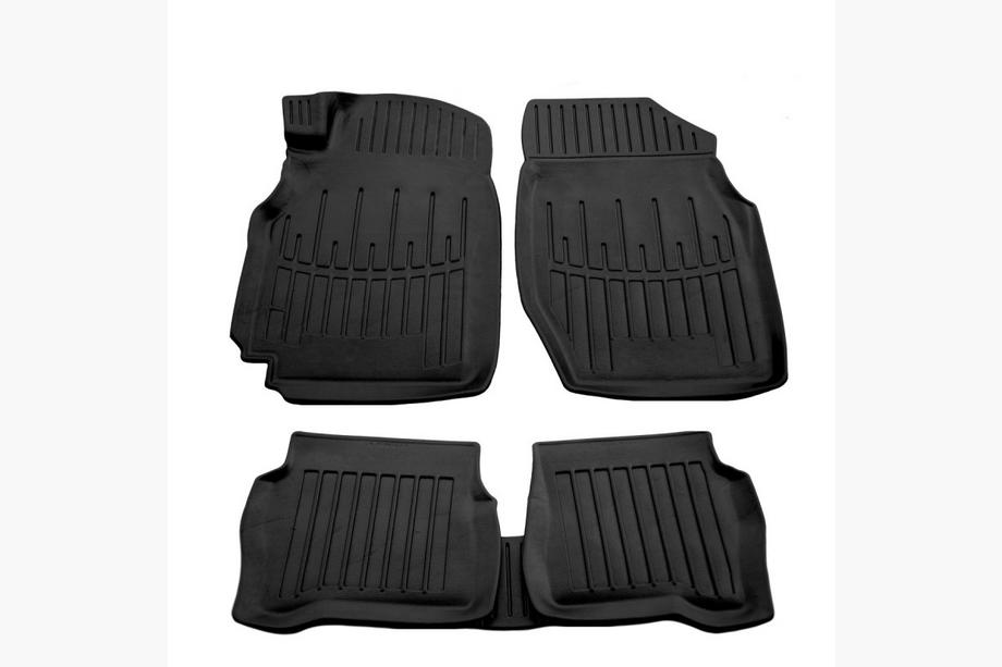 Nissan Almera B10 Classic 2006-2012 Stingray 3D Rubber Floor Mats (5 pcs, Polyurethane) Image