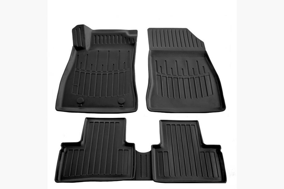 Nissan Juke 2010-2019 Stingray 3D Rubber Floor Mats (5 pcs, Polyurethane) Image