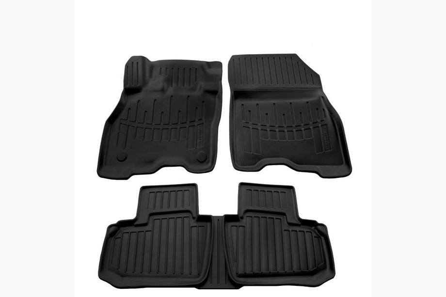 Nissan Leaf 2017- Stingray 3D Rubber Floor Mats (5 pcs, Polyurethane) Image