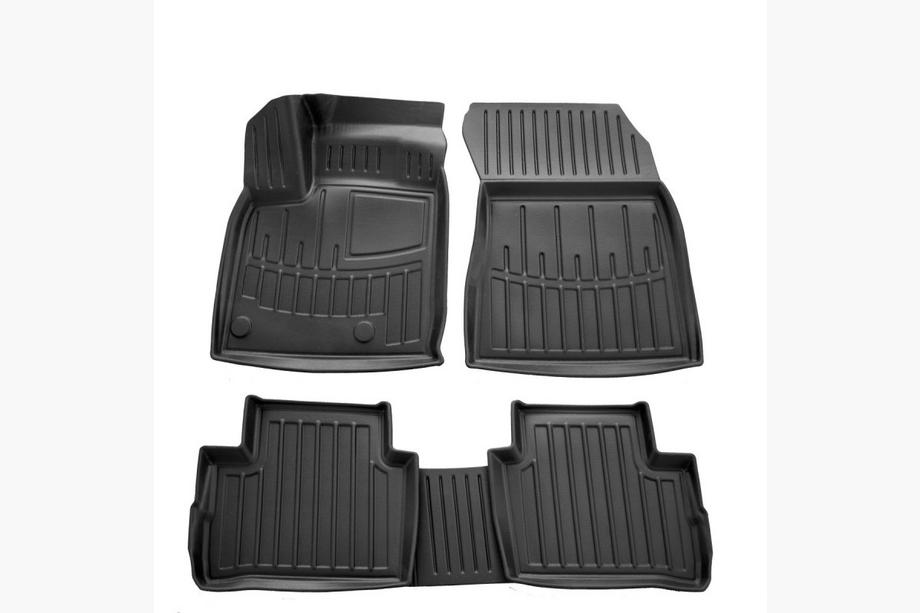 Nissan Qashqai 2021- Stingray 3D Rubber Floor Mats (5 pcs, Polyurethane) Photo 1