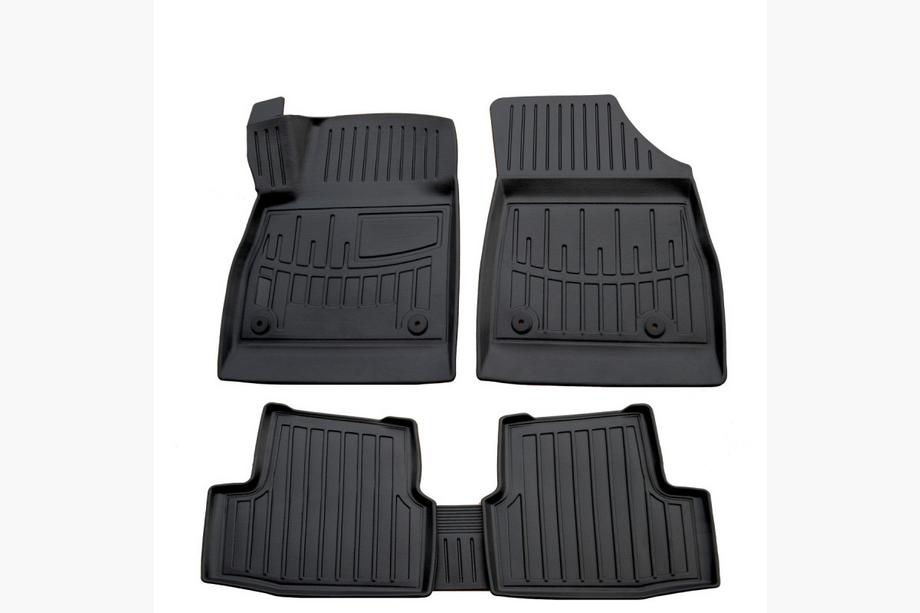 Opel Astra K 2016-2021 Stingray 3D Rubber Floor Mats (5 pcs, Polyurethane) Image