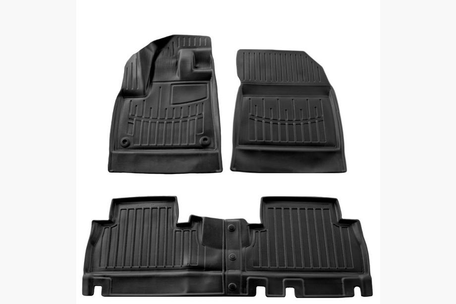 Toyota Proace City 2016- Stingray 3D Rubber Floor Mats (4 pcs, Polyurethane) Image