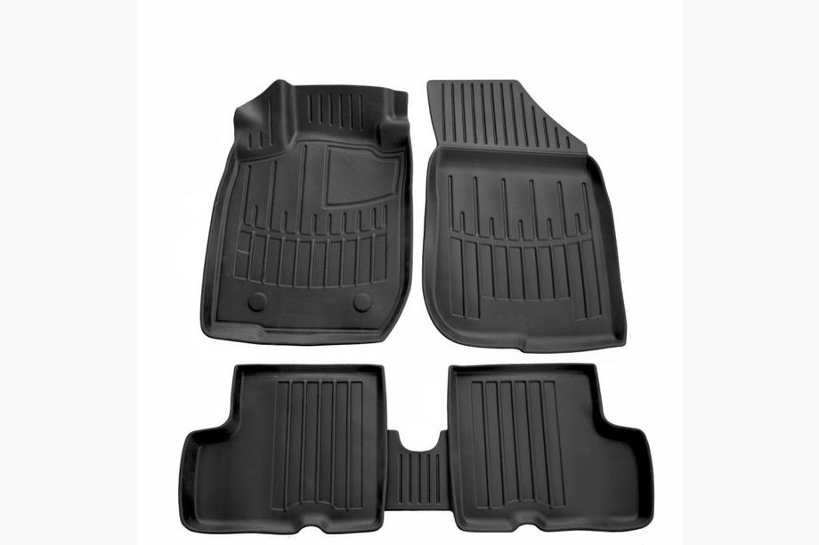 Dacia Duster 2008-2018 Rubber Floor Mats Stingray 3D (2WD) (5 pcs, Polyurethane) Image