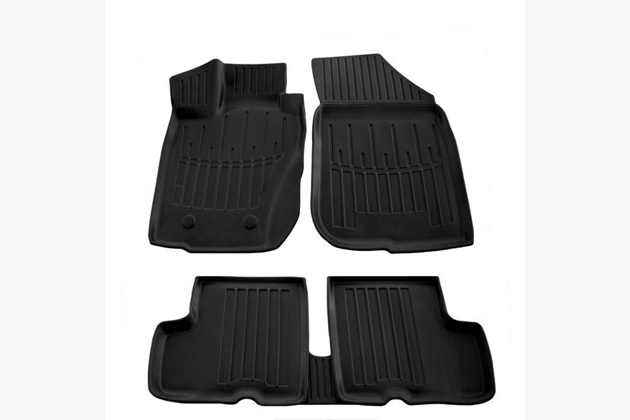 Dacia Duster 2008-2018 Rubber Floor Mats Stingray 3D (4WD) (5 pcs, Polyurethane) Image