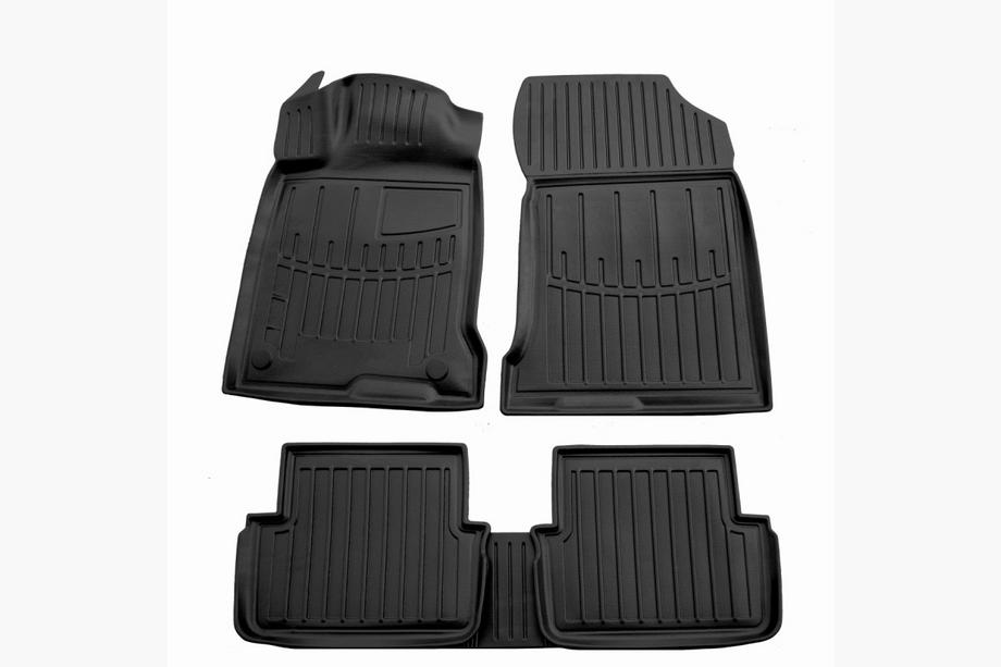 Renault Laguna 2007-2015 Stingray 3D Rubber Floor Mats (5 pcs, Polyurethane) Image