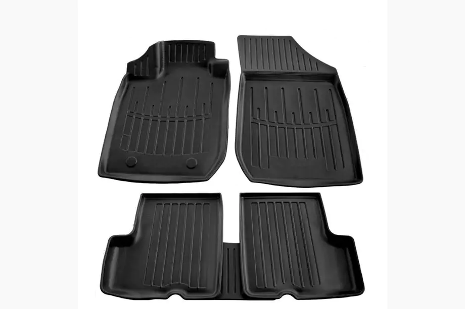 Dacia Logan MCV 2004-2014 Stingray 3D Rubber Floor Mats (5 pcs, Polyurethane) Image