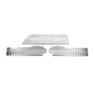 Door Sill Protectors OmsaLine (3 pcs, Stainless Steel) Hyundai H200, H1, Starex 1998-2007 photo 4