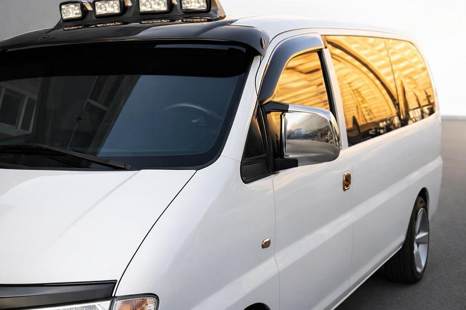 Hyundai H200, H1, Starex 1998-2007 Mirror Covers (2 pcs, Plastic) Photo 1