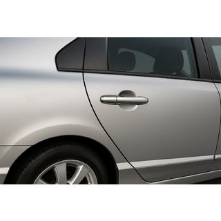 Chrome Door Handle Covers (4 pcs, Stainless Steel) Honda Civic Sedan VIII 2006-2011 photo 2