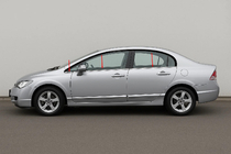 Honda Civic Sedan VIII 2006-2011 Window Lower Trim Stainless Steel (6 pcs) OmsaLine - Italian Stainless Steel photo 1