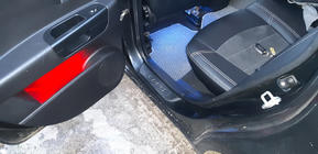 Kia Ceed 2007-2012 Door Sill Protectors OmsaLine (4 pcs, stainless steel) photo 8