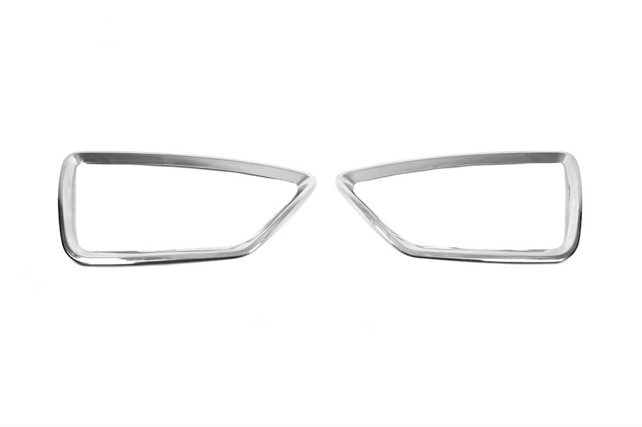 Kia Soul I 2008-2013 Chrome Tail Light Covers (2 pcs, Stainless Steel) Photo 2