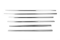 Mercedes C-class W203 2000-2007 Window Trim Stainless Steel 4 pcs, Sedan, Carmos - Turkish Steel photo 4