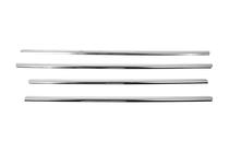 Mercedes C-class W203 2000-2007 Window Trim Stainless Steel 4 pcs, Sedan, Carmos - Turkish Steel photo 2