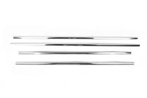 Mercedes E-class W211 2002-2009 Stainless Steel Window Trim SD, Carmos - Turkish Steel (4 pcs) photo 10