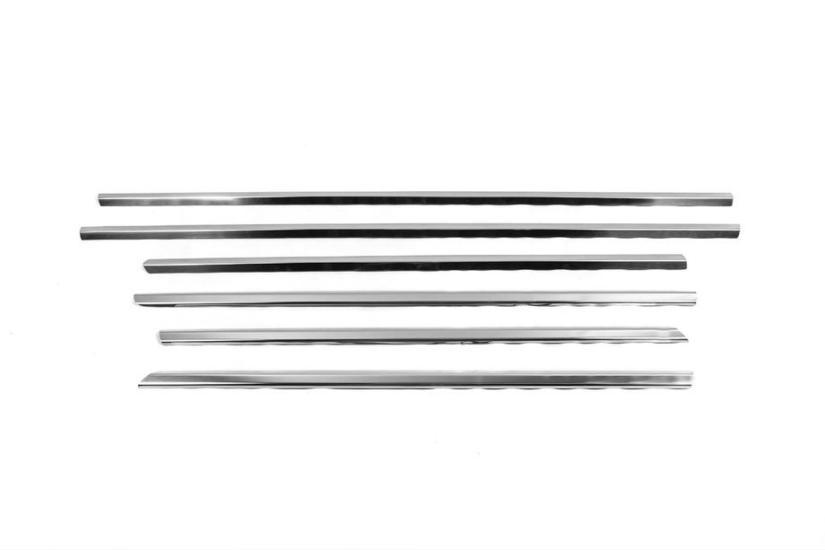 Mercedes E-class W211 2002-2009 Stainless Steel Window Trim Photo 3